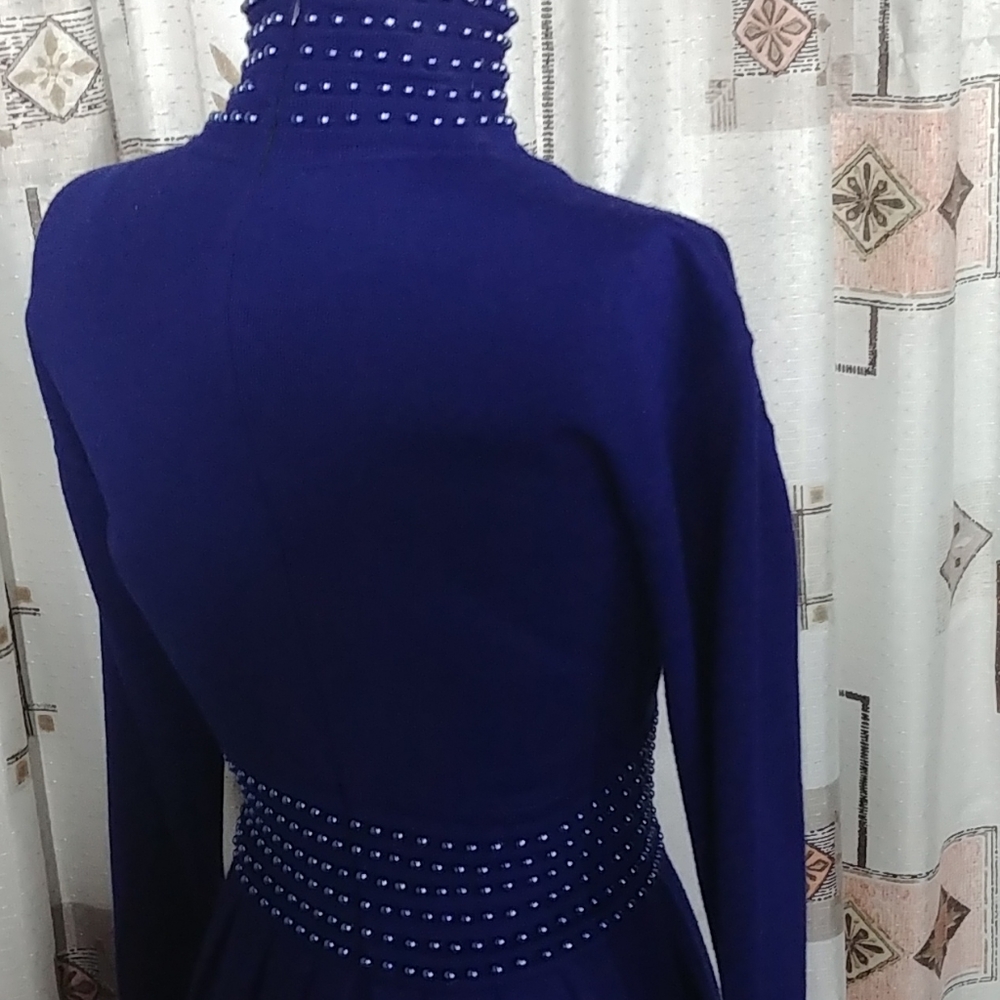Vintage 80s Sweater Dress - Picture 8 of 10